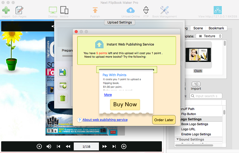 flipbook purchase web publishing service